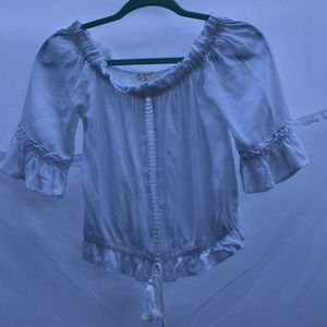 off the shoulder boho top